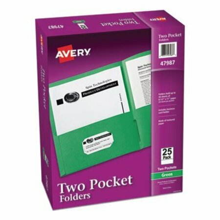 AVERY DENNISON PORTFOLIO, 2 PCKT 25, GN 47987